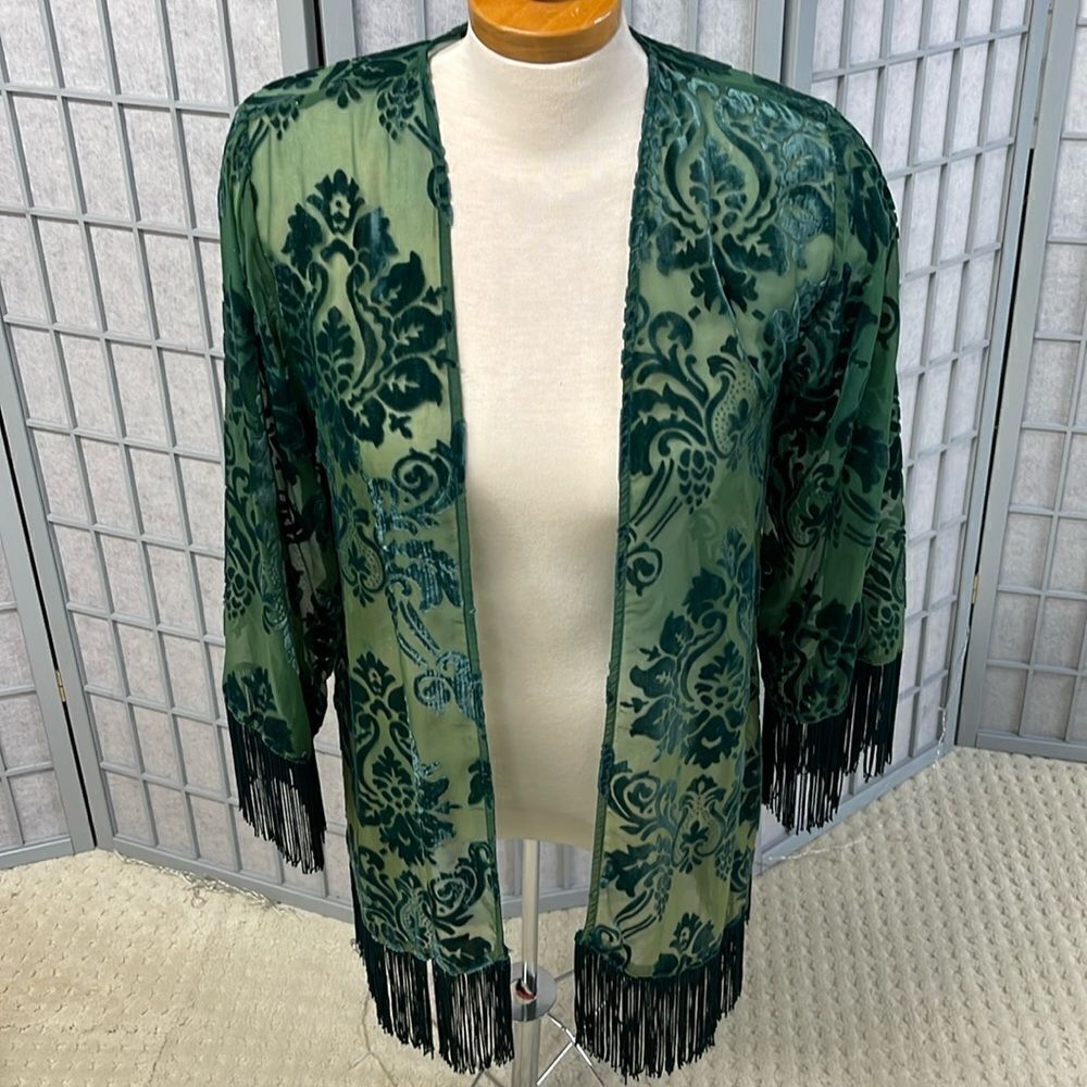 Forever 21 Open Front Floral Kimono, Women’s Size Small